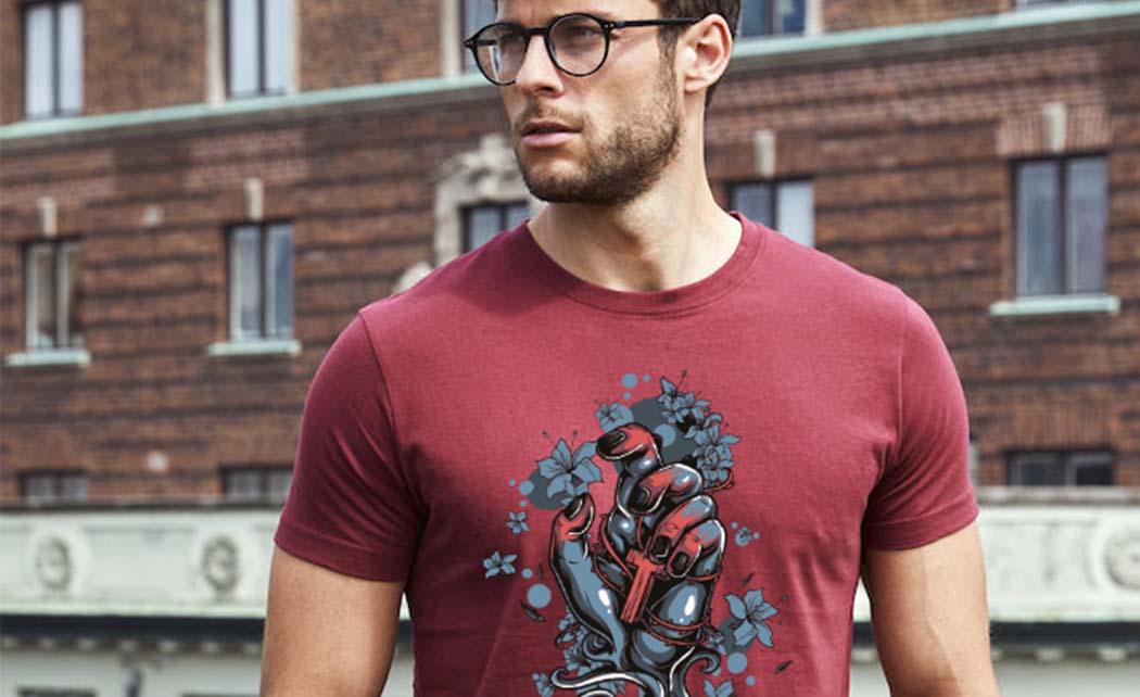 Gøre en indsats mastermind hele T-shirt med tryk - design din egen t-shirt | LaserTryk.dk A/S